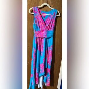 Lilly Pulitzer Moana Wrap High/Low Midi Maxi Dress Size Women's XS